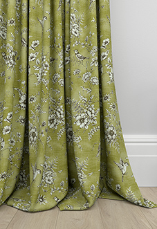 Finch Toile, Willow - Made to Measure Curtains